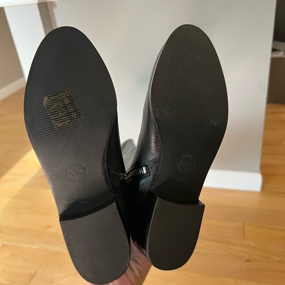 Michael Michael Kors black pebbled leather over the knee knee high boots 5.5 - Picture 13 of 16